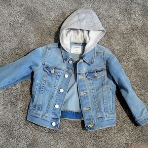 Boys hooded jean jacket